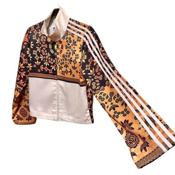 RARE❤️🔥Adidas x YARA SHAHIDI SATIN TRACK JACKET UNISEX Small - Picture 4 of 14